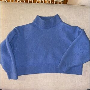 WILFRED ARITZIA | Cropped baby blue sweater